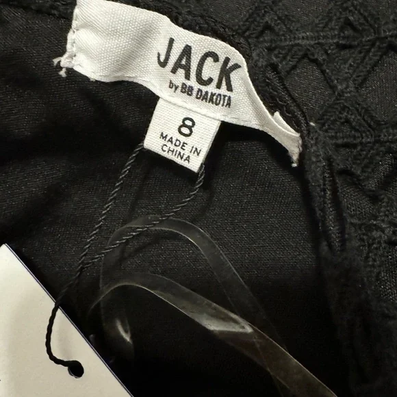 Black mini dress - halter - Jack by BB Dakota size 8 - Picture 8 of 9